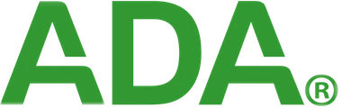 American Dental Association logo.